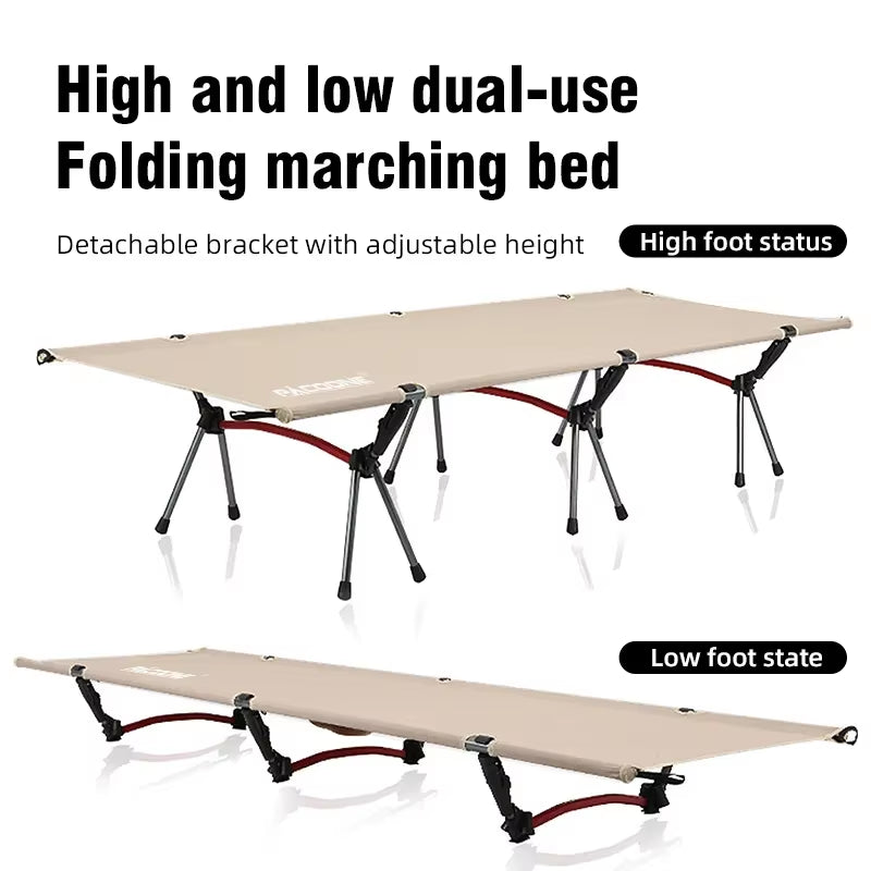 Portable Folding Camping Cot – Comfortable Outdoor Bed for Adults & Kids