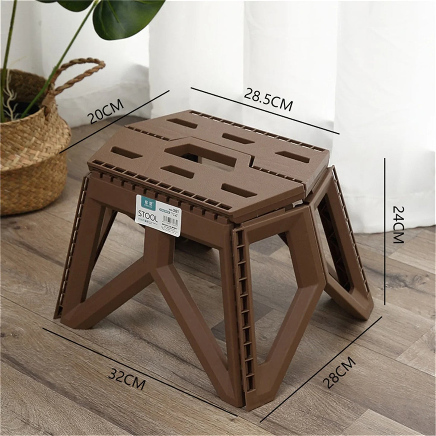 Portable Folding Outdoor Stool – Compact, Durable & Heavy-Duty for Camping, Fishing, Beach