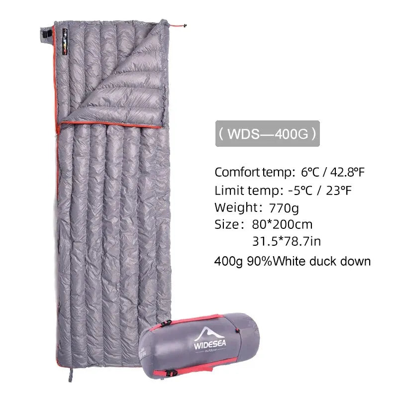 Ultralight Down Sleeping Bag – Waterproof & Compact for Camping