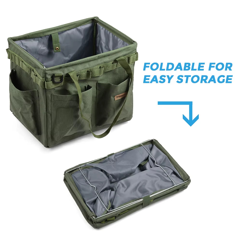 TOMSHOO Camping Tool Bag Camping Gear Tool Storage Bag Box Carry Case Camping Gear Storage Bag Outdoor Tool Bag