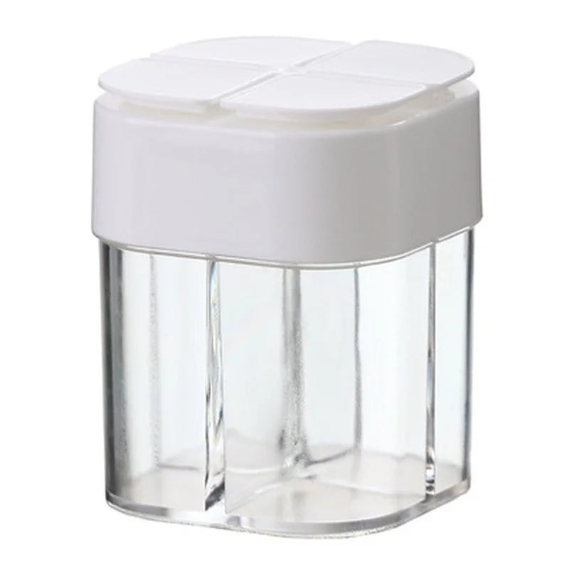 Travel Camping Spice Kit Seasoning Spice Shaker 1PC 4 in 1 Plastic Dispenser Camping Spice Containers