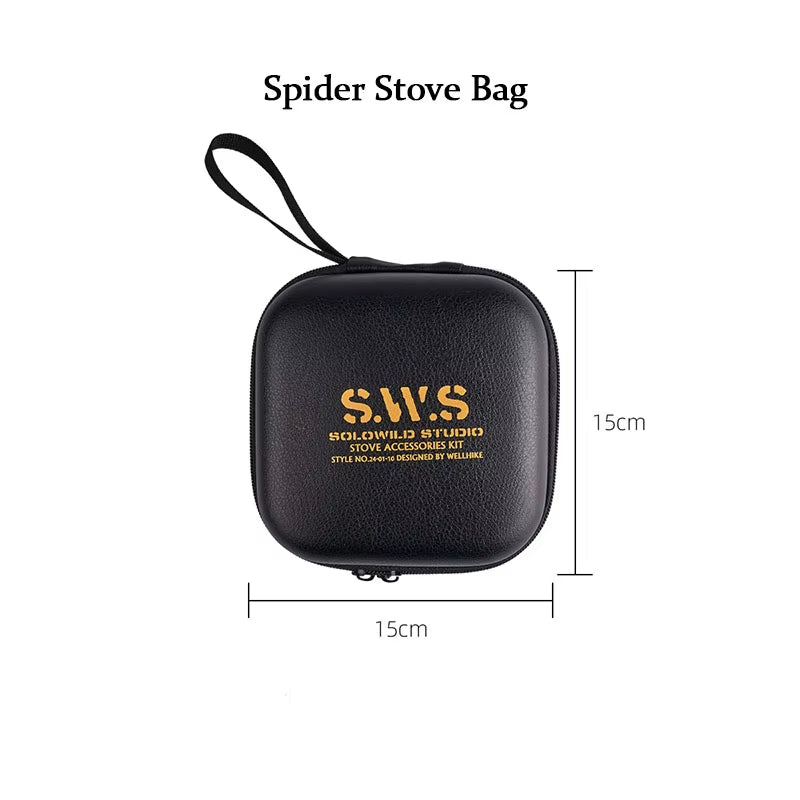 Black Spider Folding Gas Stove – Compact & Durable Outdoor Cooking Stove