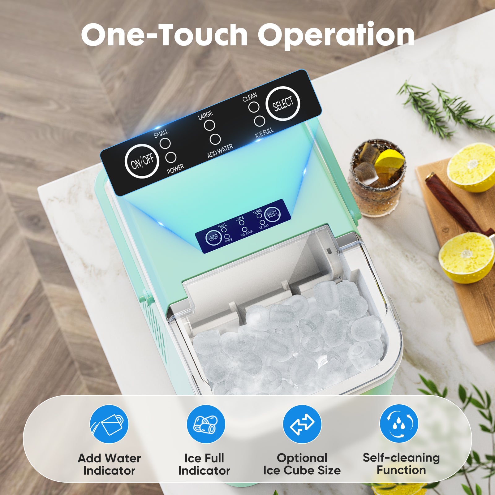 Portable Ice Maker for Home, Camping & Travel