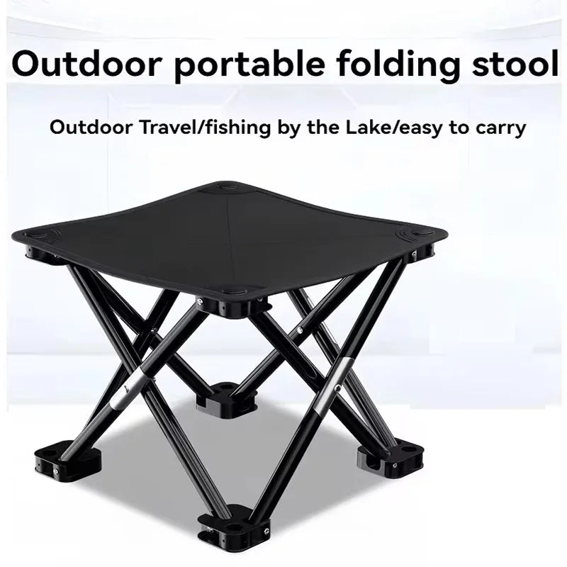 Portable Folding Camping Stool – Lightweight Outdoor Chair for Fishing, Hiking & Beach