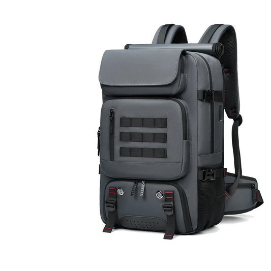Men Travel Backpack Waterproof 17 Inch Business Laptop Backpack with Separate Shoe Bag USB Charging 50L Outdoors Hiking Backpack