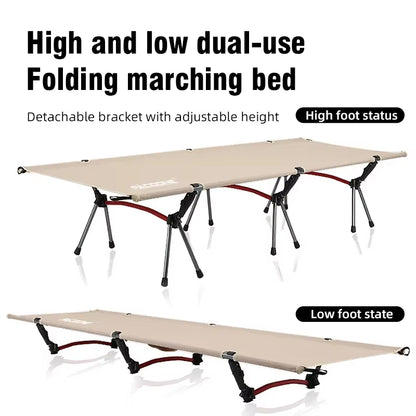 Portable Folding Camping Cot – Comfortable Outdoor Bed for Adults & Kids