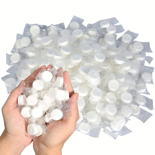 100Pcs Portable Compressed Towel Disposable Face Cleaning Soft Compressed Hand Wipe Towel Non-Woven Makeup Wipes