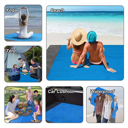 Needoras Waterproof Beach & Camping Blanket – Portable Outdoor Mat for Picnics, Hiking, and Travel