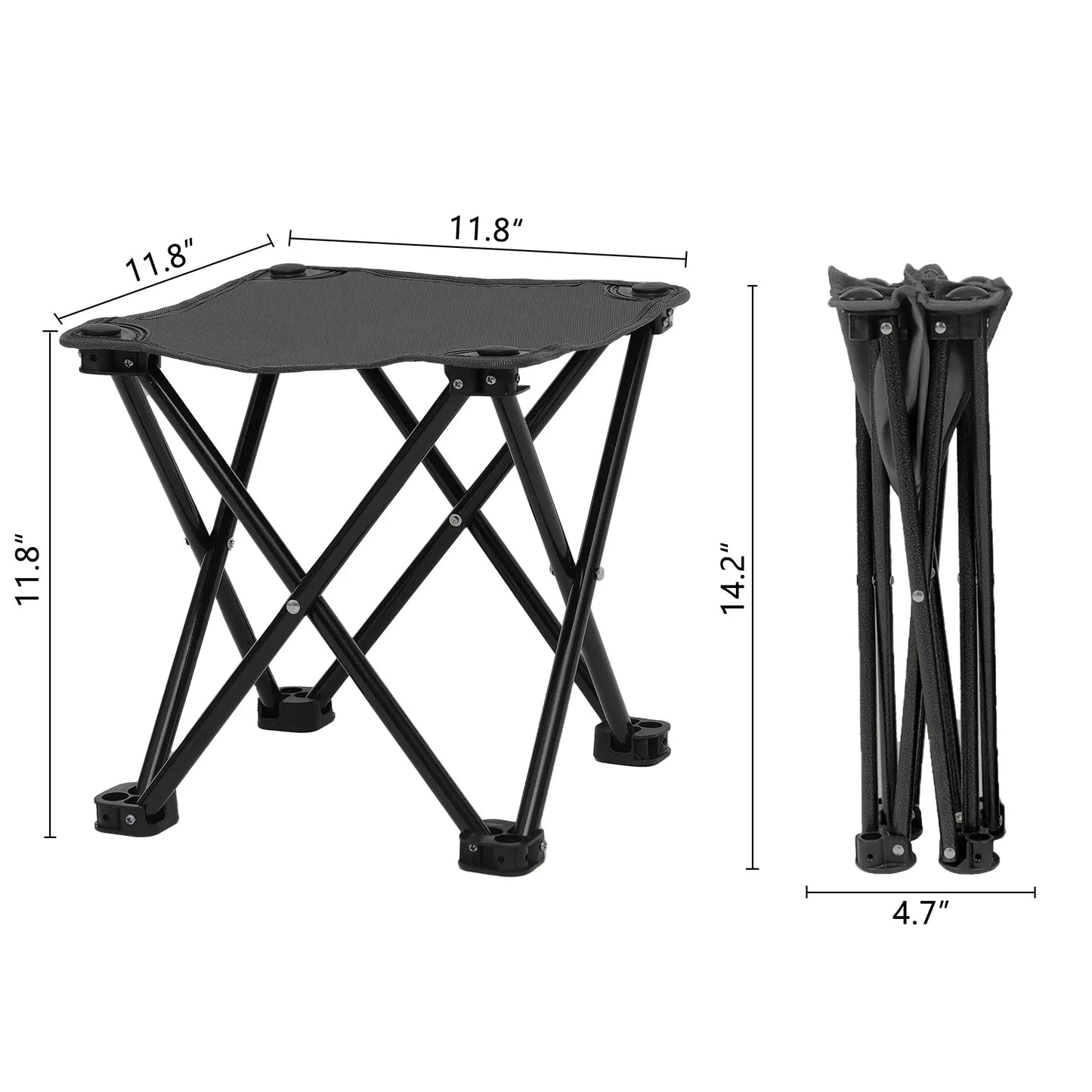 Portable Folding Camping Stool – Lightweight Outdoor Chair for Fishing, Hiking & Beach