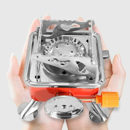 Needoras Portable Foldable Gas Stove – Windproof Outdoor Burner for Camping, Hiking & BBQ