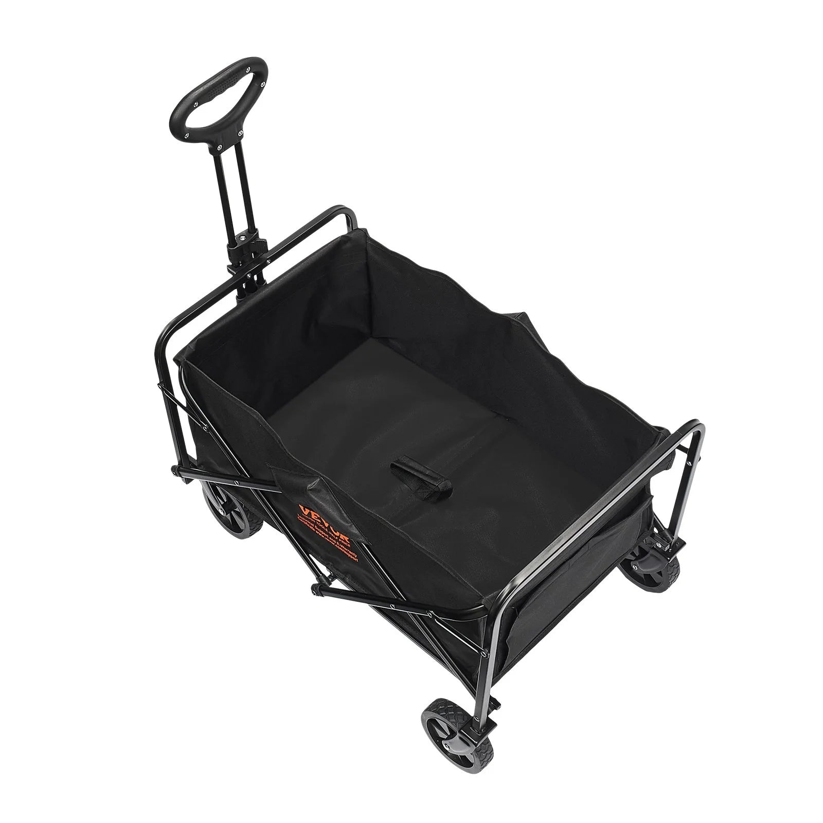 VEVOR Folding Utility Wagon – All-Terrain Cart, 220 lbs Capacity