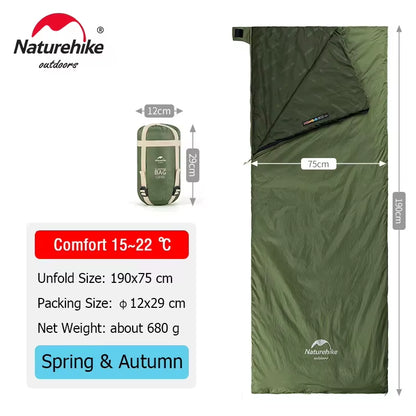 LW180 Ultralight Sleeping Bag – Cotton, Compact & Spring/Summer Ready