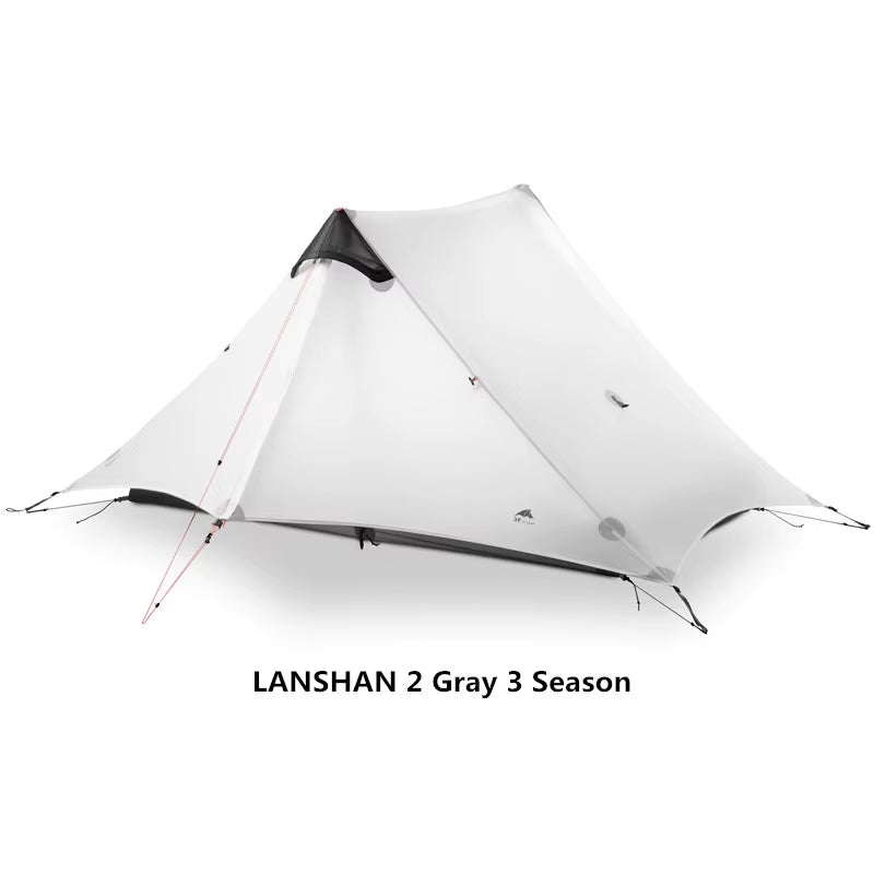 Lanshan 2 Ultralight Camping Tent – 1–2 Person, 15D Silnylon, 3/4 Season