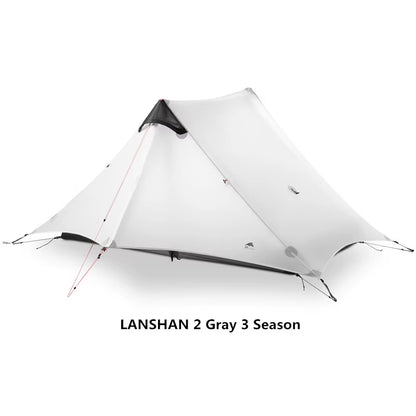 Lanshan 2 Ultralight Camping Tent – 1–2 Person, 15D Silnylon, 3/4 Season
