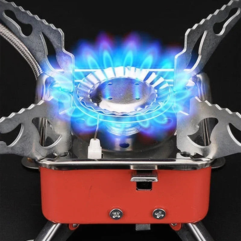 Needoras Portable Foldable Gas Stove – Windproof Outdoor Burner for Camping, Hiking & BBQ