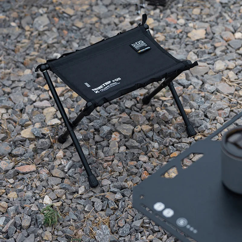 Ultralight Tactical Folding Chair – Aluminum Portable Camp Stool
