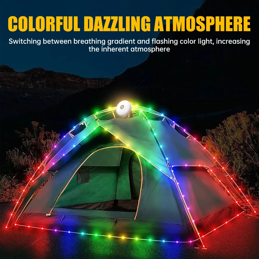 LED 4-in-1 Camping Lights – Waterproof & Eco-Friendly