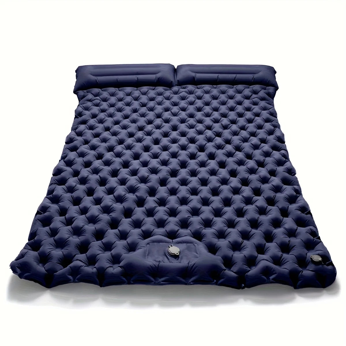 Double Inflatable Mattress with Built-In Pillow & Pump – Outdoor Sleeping Pad for Camping, Hiking, Travel