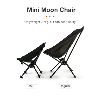 Children’s Folding Camp Chair – Compact Moon Design with Backrest