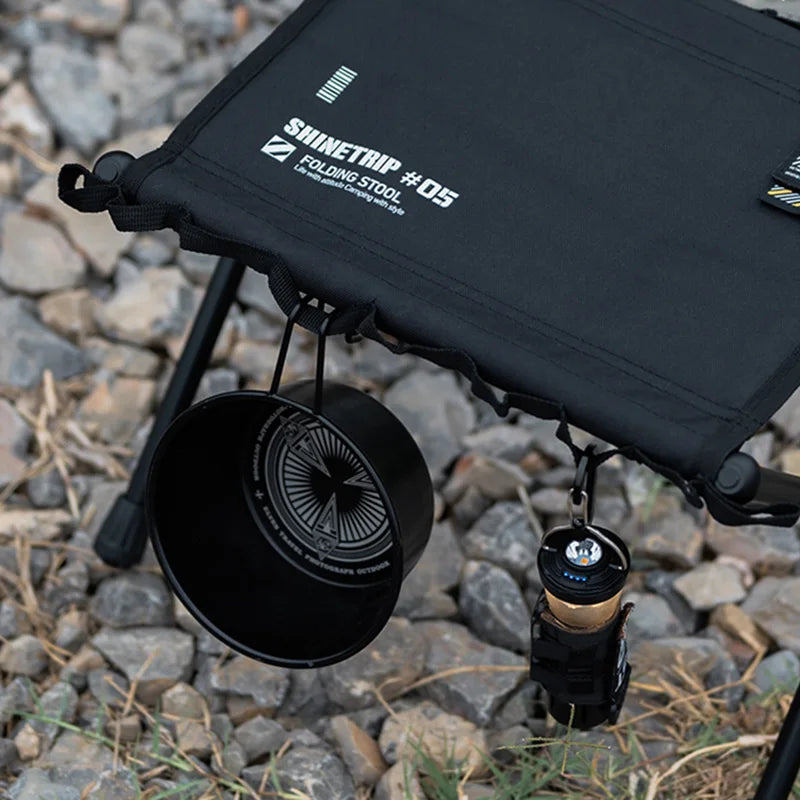 Ultralight Tactical Folding Chair – Aluminum Portable Camp Stool
