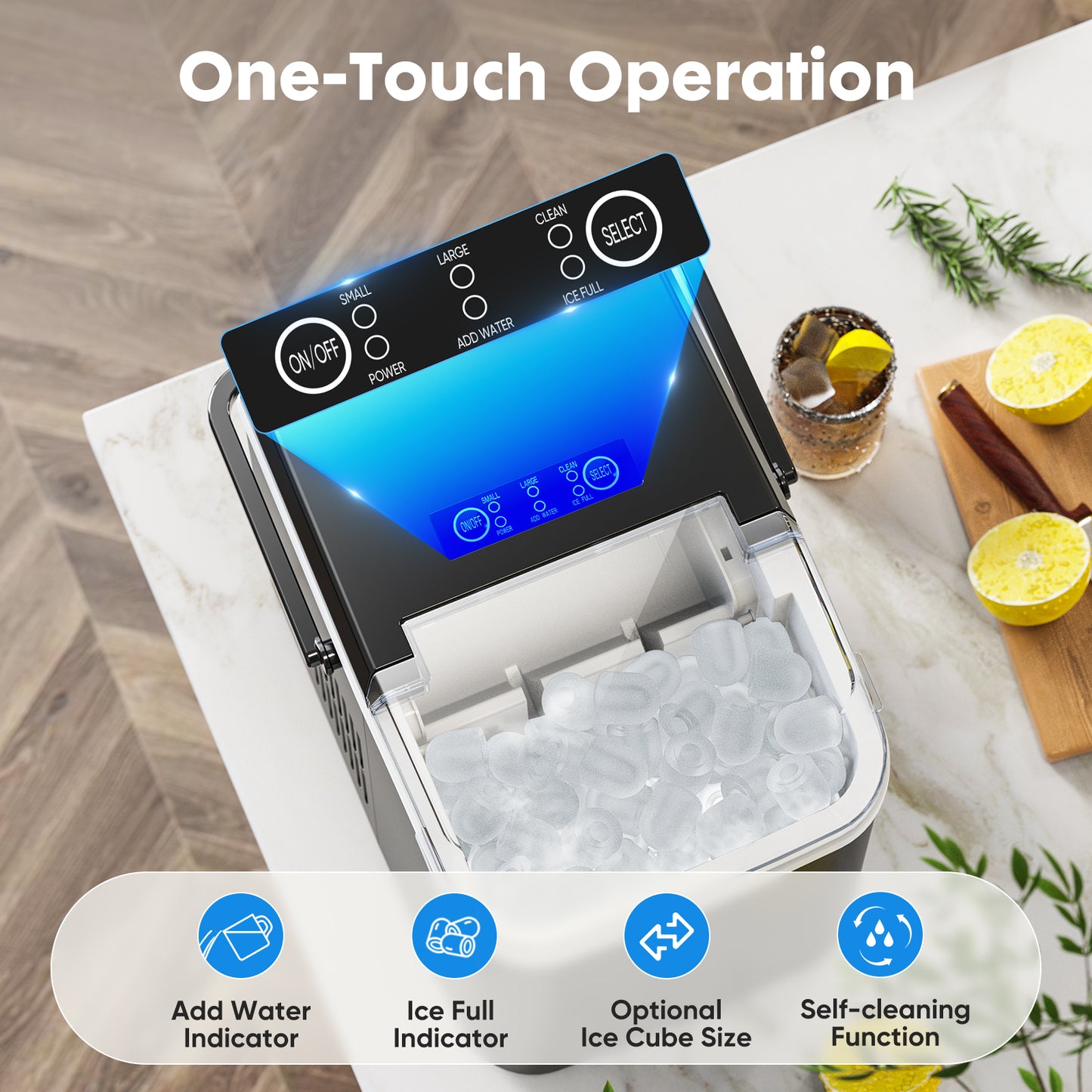 Portable Ice Maker for Home, Camping & Travel