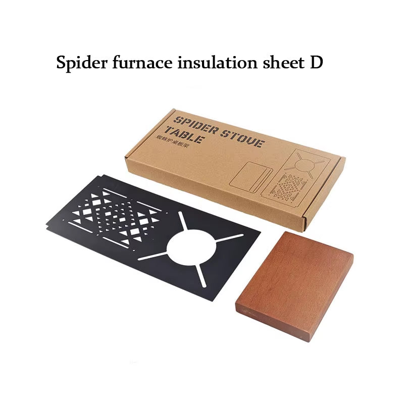 Black Spider Folding Gas Stove – Compact & Durable Outdoor Cooking Stove