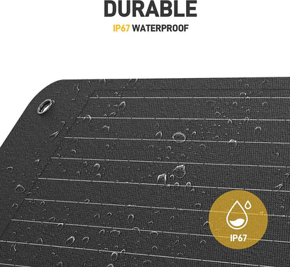 Portable Solar Panel SP300 for Power Station Blackbee 2000 with Adjustable Kickstand, Waterproof IP67
