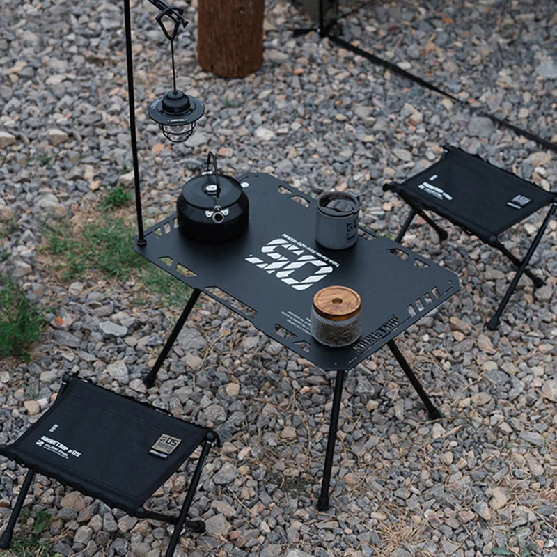 Ultralight Tactical Folding Chair – Aluminum Portable Camp Stool