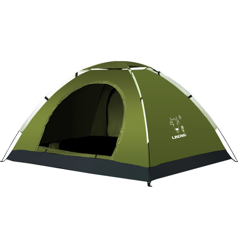 Single-Layer Lightweight Camping Tent – Ideal for Outdoor, Beach & Hiking Trips 3-4 person
