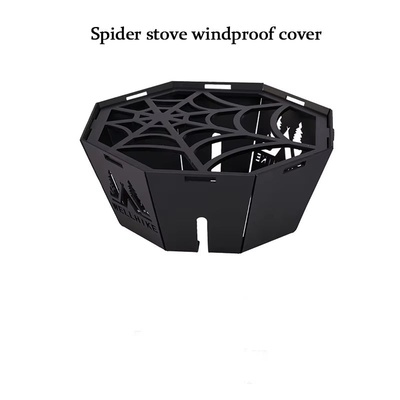 Black Spider Folding Gas Stove – Compact & Durable Outdoor Cooking Stove