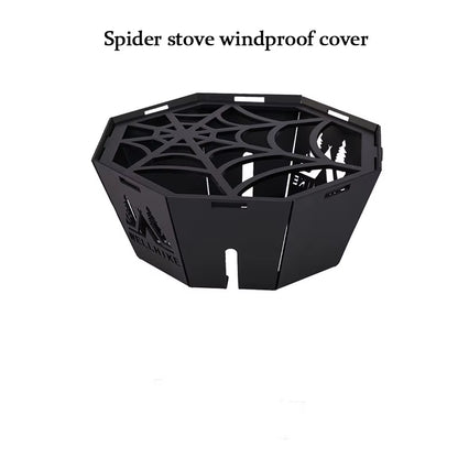 Black Spider Folding Gas Stove – Compact & Durable Outdoor Cooking Stove
