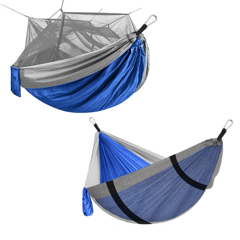 Outdoor Camping Hammock with Mosquito Net – Portable & Breathable Hanging Bed for Hiking and Travel