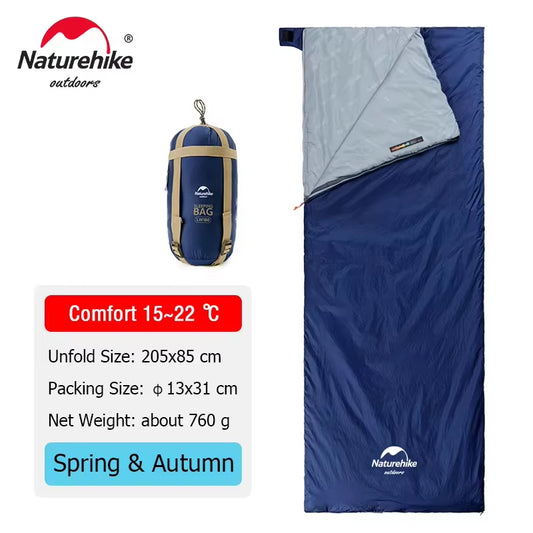 LW180 Ultralight Sleeping Bag – Cotton, Compact & Spring/Summer Ready