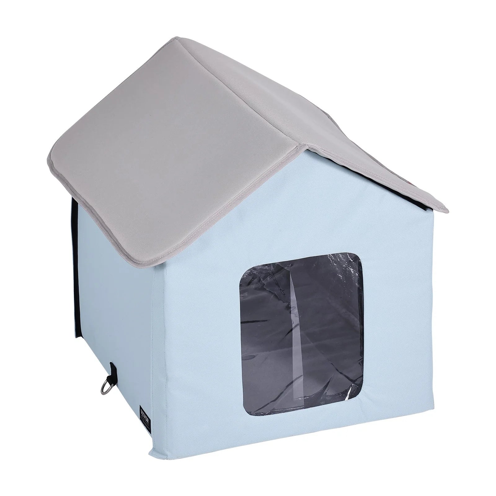 VEVOR Heated Cat House – Foldable Kitty Shelter with Heated Pad, Small Size