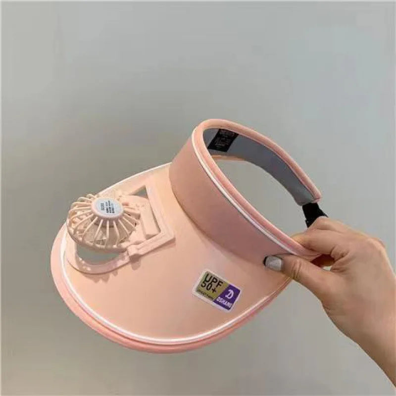 CoolBreeze – USB Rechargeable Fan Hat for Outdoor & Sport