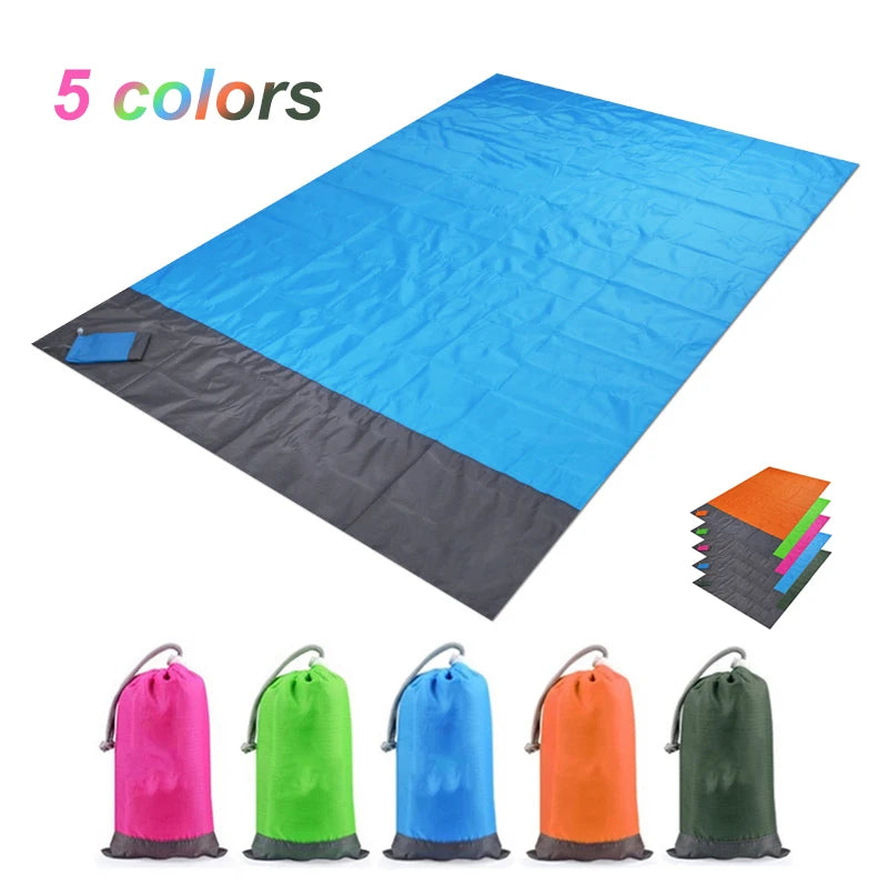 Needoras Waterproof Beach & Camping Blanket – Portable Outdoor Mat for Picnics, Hiking, and Travel