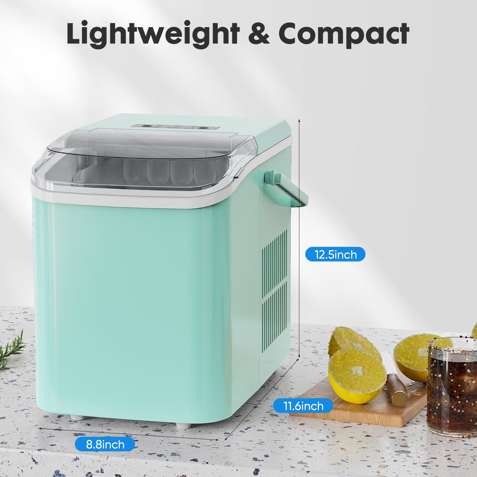 Portable Ice Maker for Home, Camping & Travel