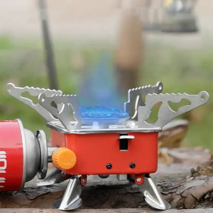 Needoras Portable Foldable Gas Stove – Windproof Outdoor Burner for Camping, Hiking & BBQ