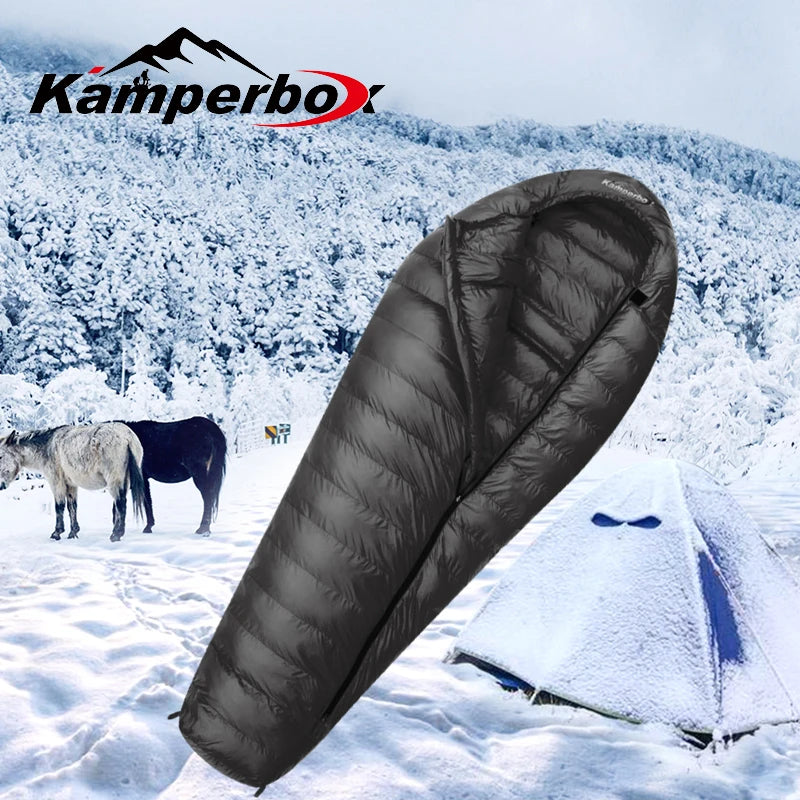 Ultralight Winter Sleeping Bag – Warm & Compact for Camping & Backpacking