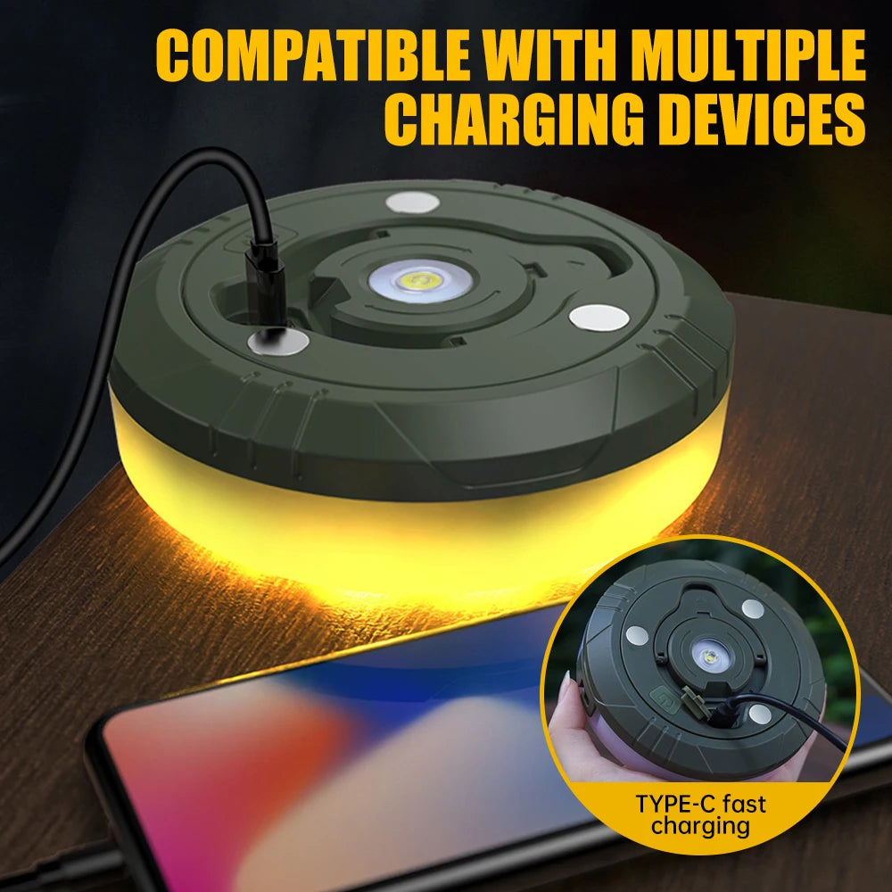 LED 4-in-1 Camping Lights – Waterproof & Eco-Friendly