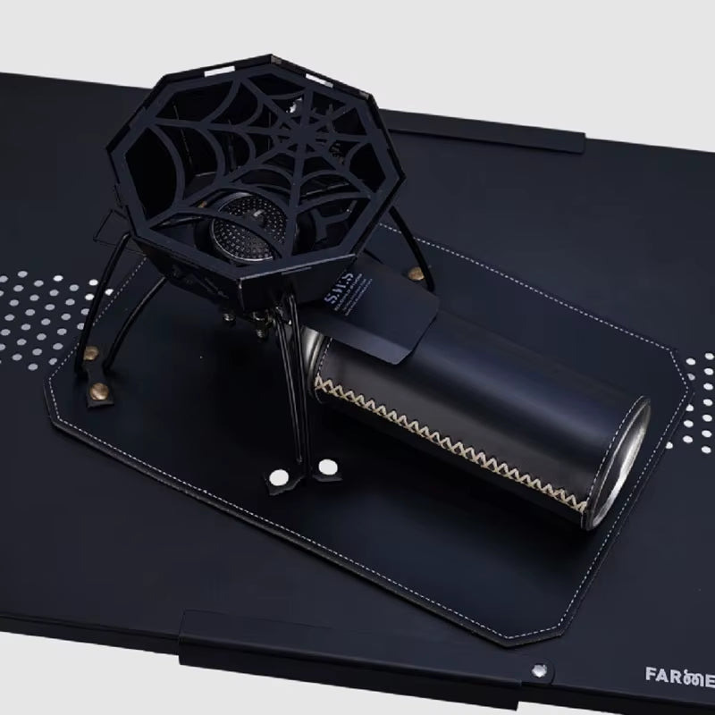 Black Spider Folding Gas Stove – Compact & Durable Outdoor Cooking Stove