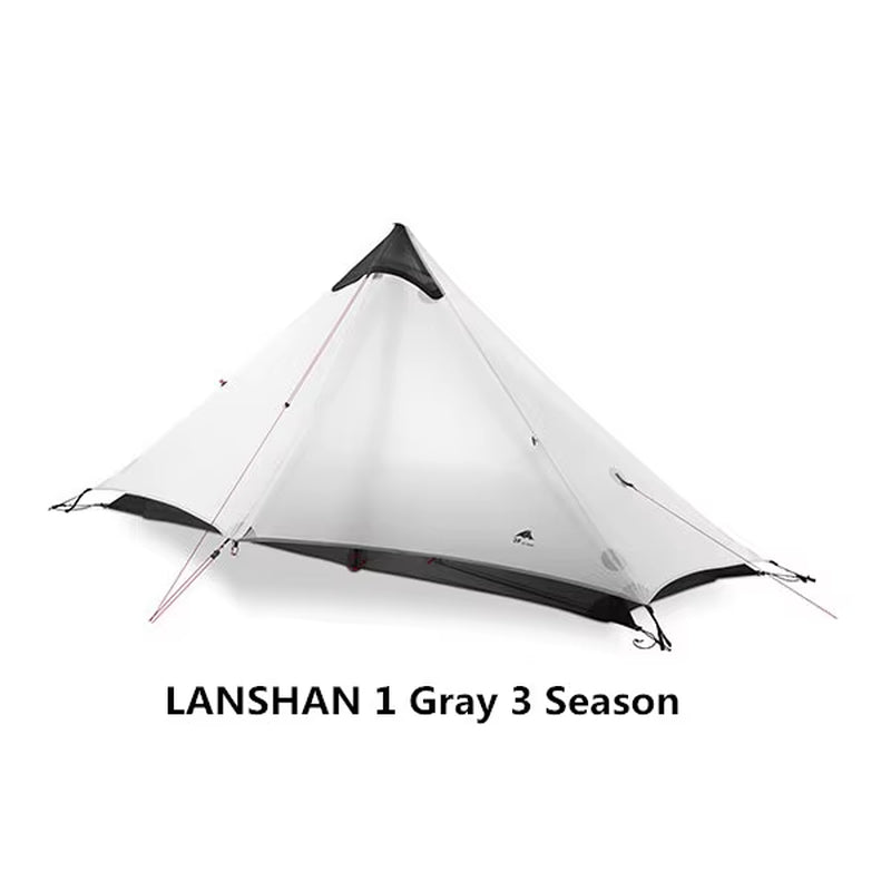 Lanshan 2 Ultralight Camping Tent – 1–2 Person, 15D Silnylon, 3/4 Season