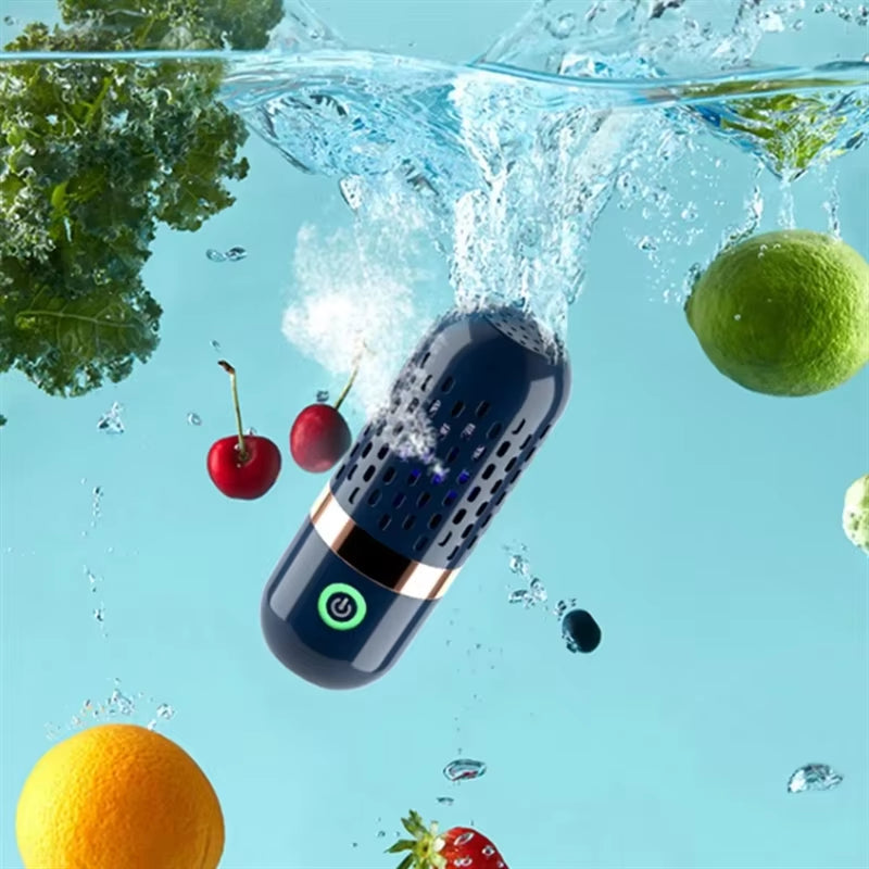Wireless Food Purifier – Portable Capsule Fruit & Vegetable Washer