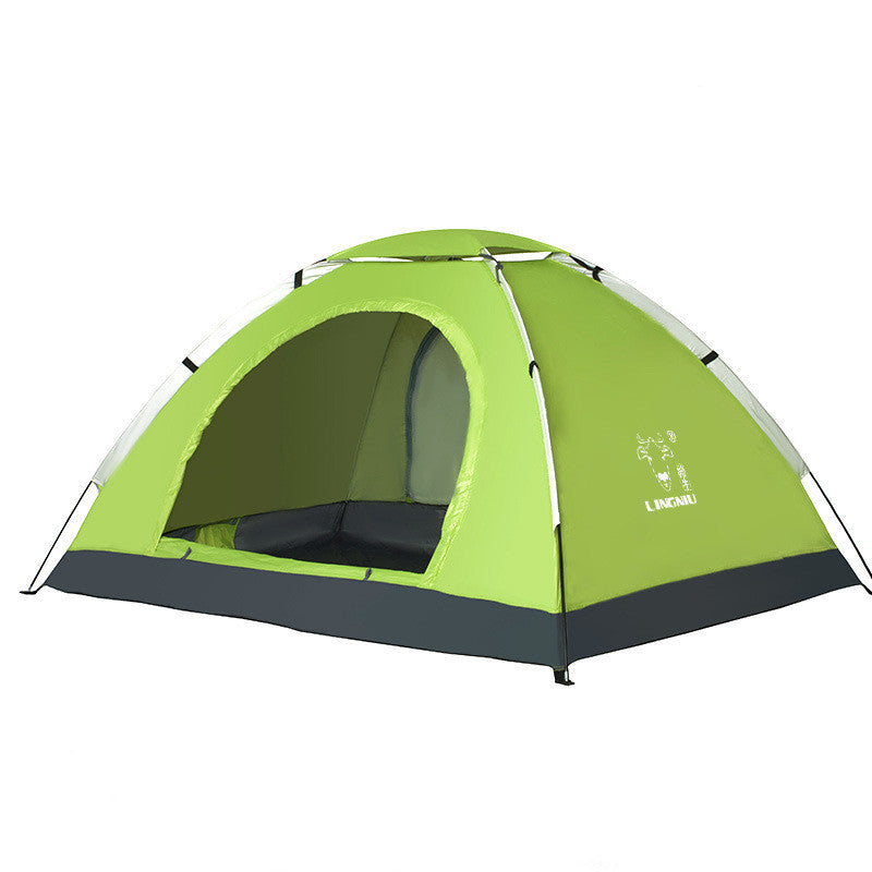 Single-Layer Lightweight Camping Tent – Ideal for Outdoor, Beach & Hiking Trips 3-4 person