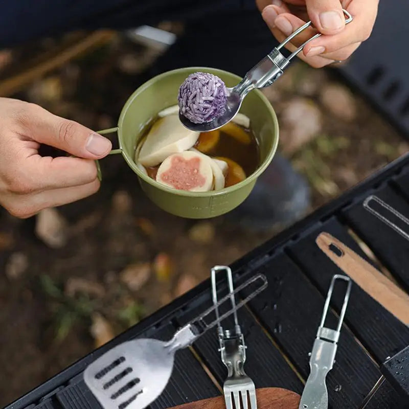 Needoras 11-Piece Camping Kitchen Utensil Set – Portable Outdoor Cookware Kit for BBQ & Hiking