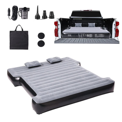 VEVOR Truck Bed Air Mattress – Fits 5.5–5.8 Ft Beds w/ Pump & Pillows