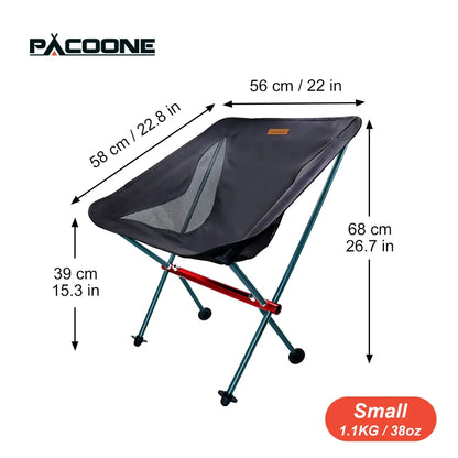 Ultralight Folding Moon Chair – Portable Seat for Camping & Travel
