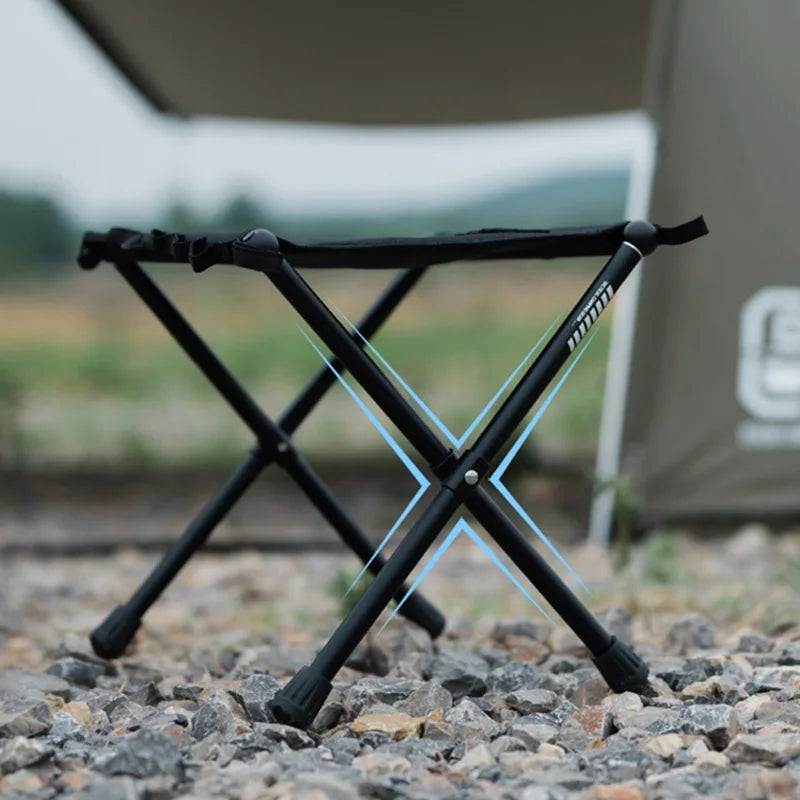 Ultralight Tactical Folding Chair – Aluminum Portable Camp Stool