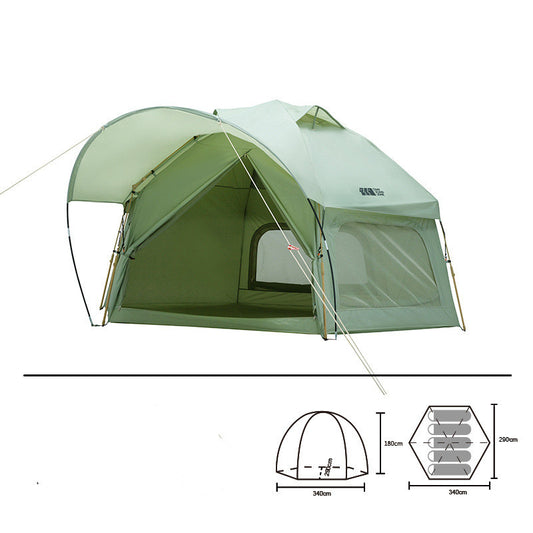 Outdoor Automatic Camping Tent – Thickened, Rainproof & Portable Folding Shelter