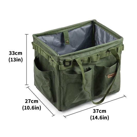 TOMSHOO Camping Tool Bag Camping Gear Tool Storage Bag Box Carry Case Camping Gear Storage Bag Outdoor Tool Bag